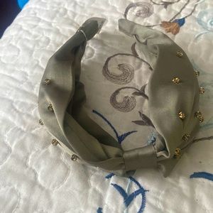 Jcrew Wide knot with Crystals